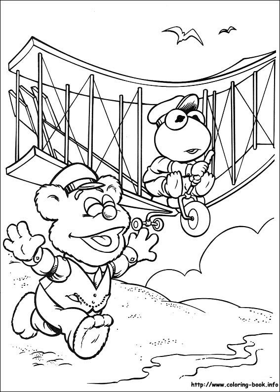 Muppet Babies coloring picture